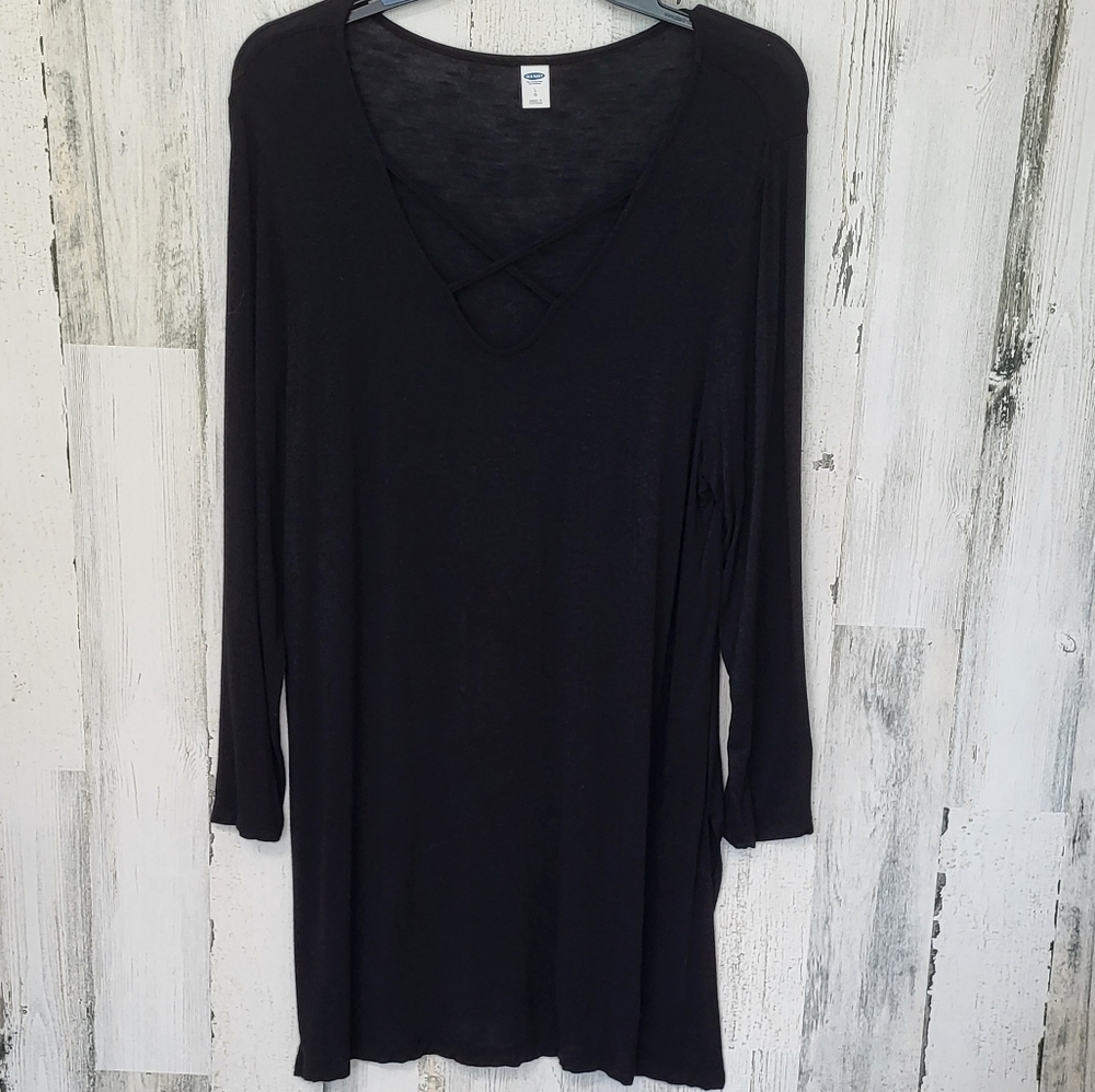 TUNIC Lightweight Black Old Navy